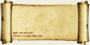 Kristina Kalinić vizit kartica